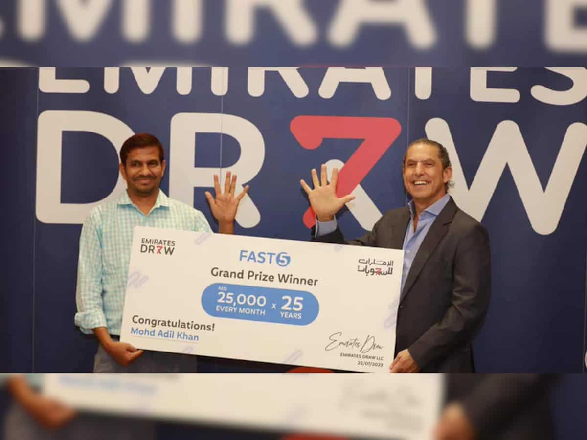 Indian national wins mega prize in Dubai, to get over Rs 5.5 lakh every month for next 25 years