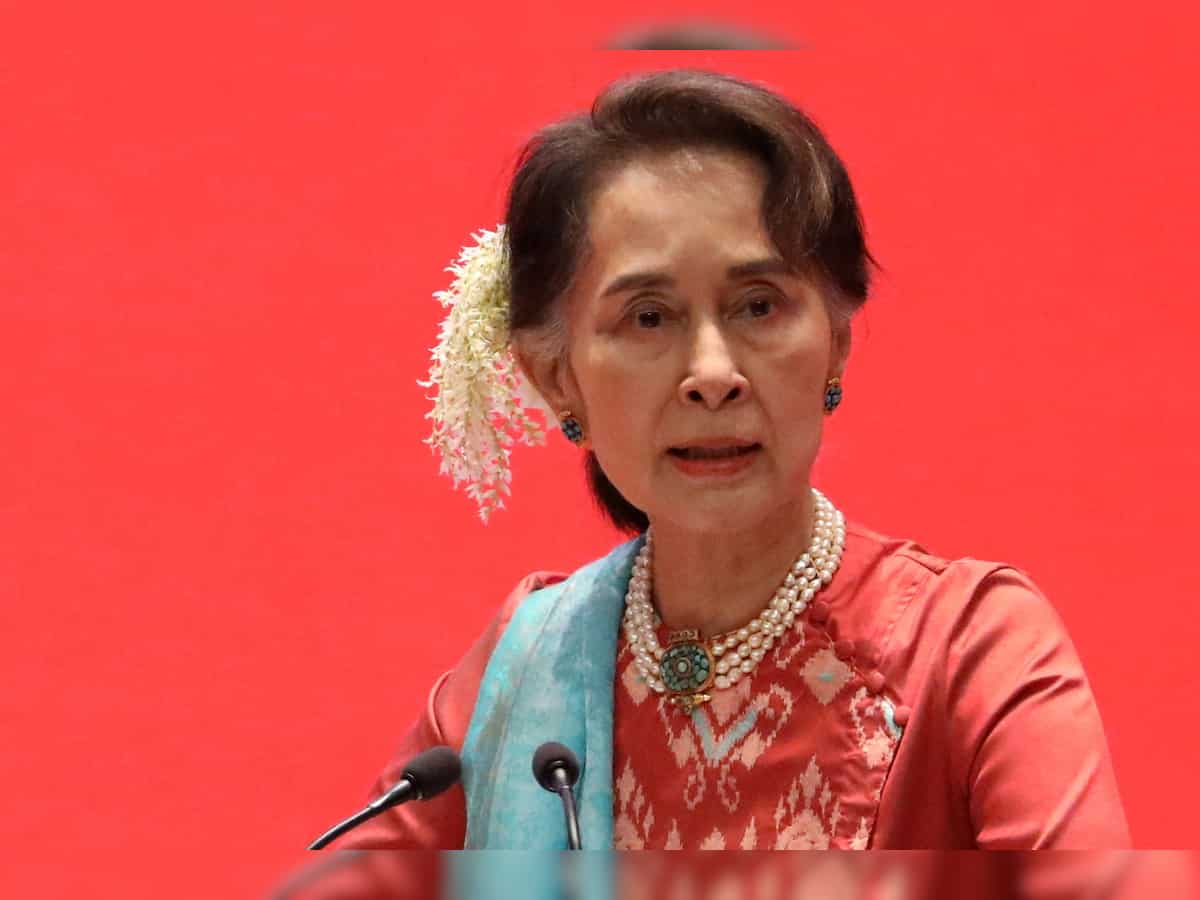 Aung San Suu Kyi has some of her prison sentences reduced by Myanmar’s military-led government