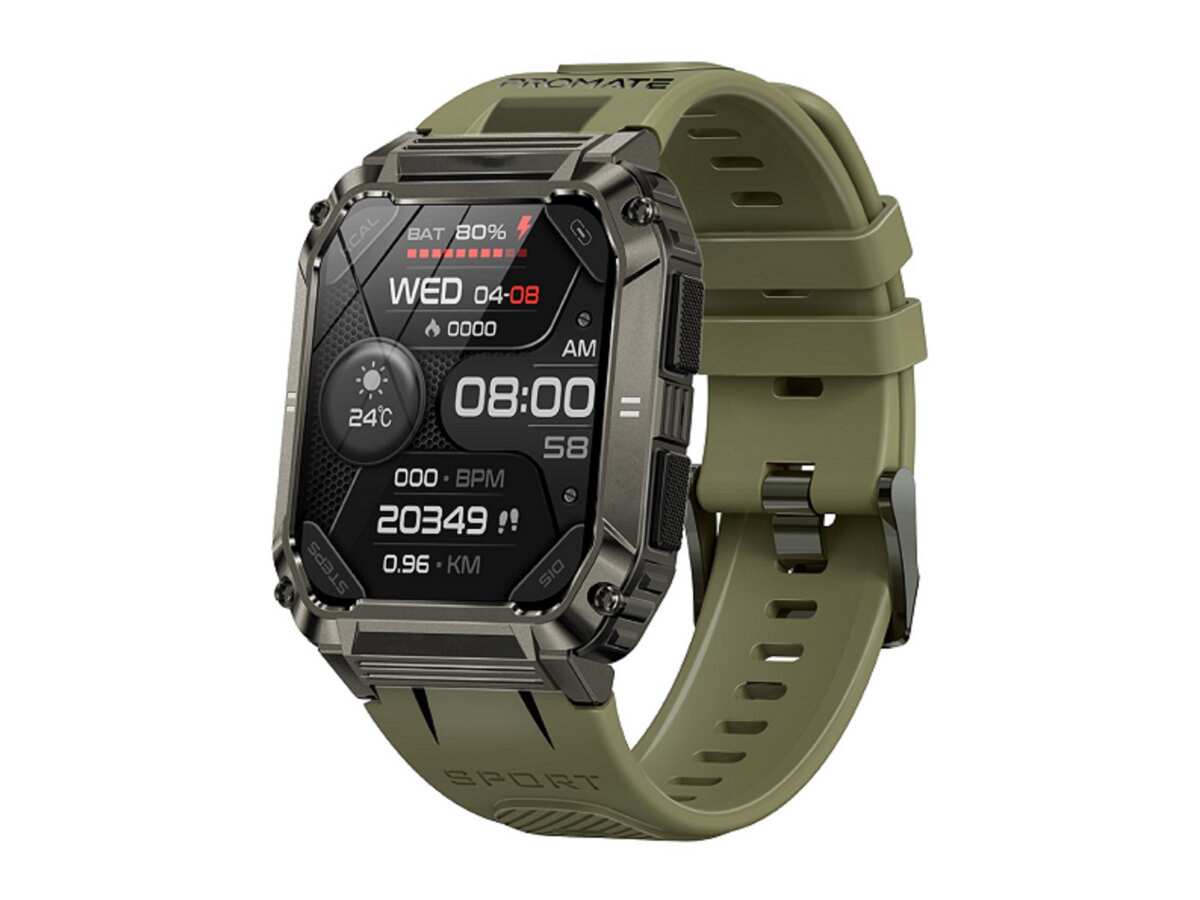 Promate XWatch-S19 military-grade smartwatch with 1.95-inch display launched at Rs 3,999