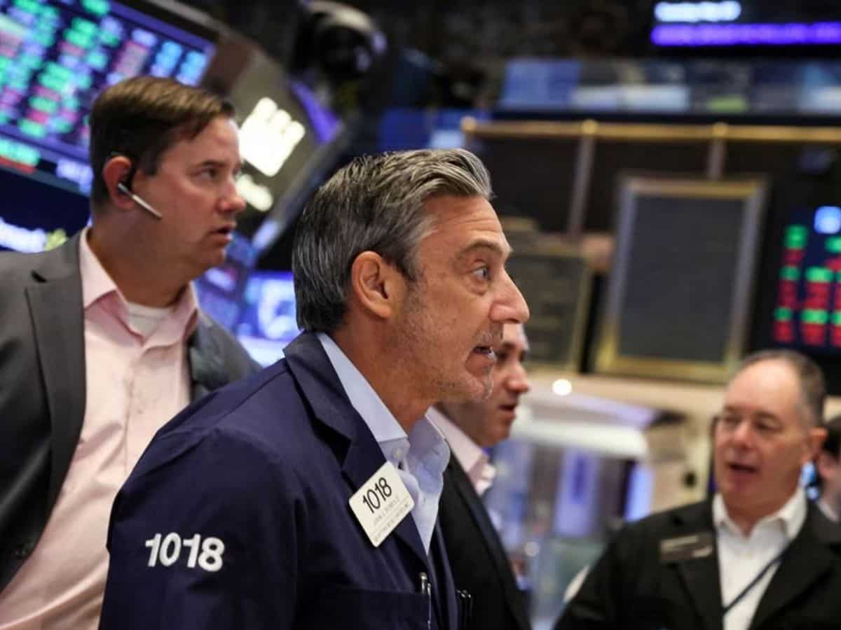 Wall Street closes near flat as Treasury yields surge