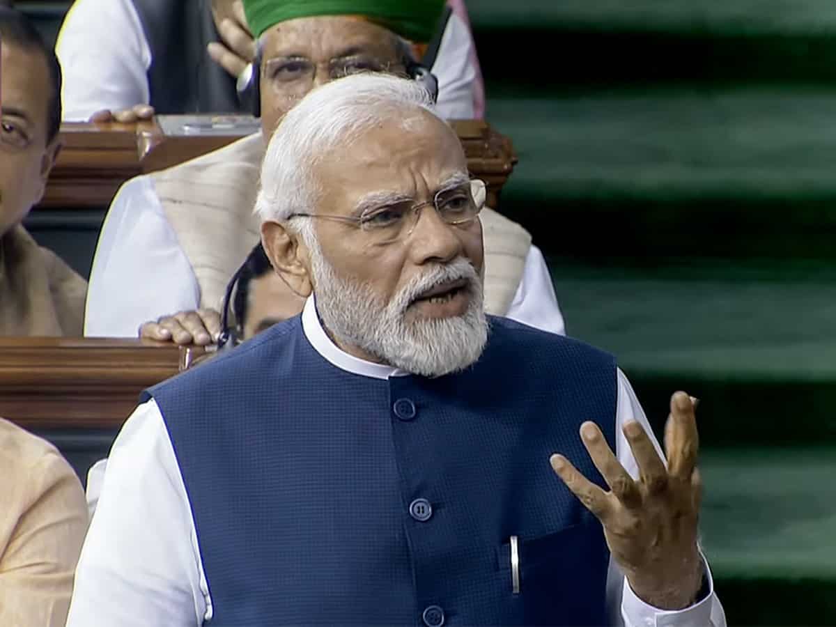 Entire country with Manipur; people will give BJP record-breaking mandate in 2024: PM Modi in Lok Sabha