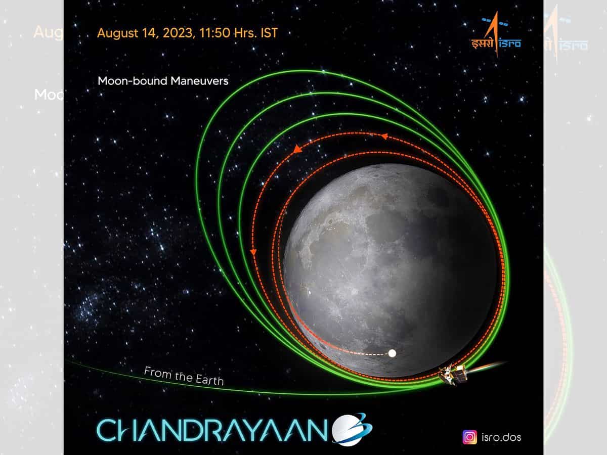 Chandrayaan-3 spacecraft undergoes another maneuver, comes even closer to Moon's surface