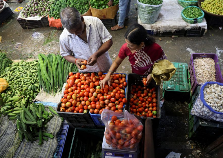 July wholesale price index falls less than expected on food prices