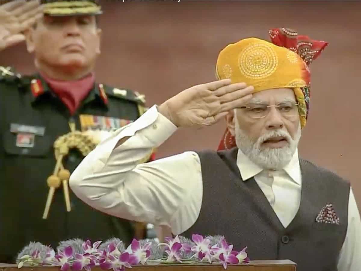 “India will be in world's top three economies in coming years, this is Modi's guarantee,”: PM Modi from ramparts of Red Fort 