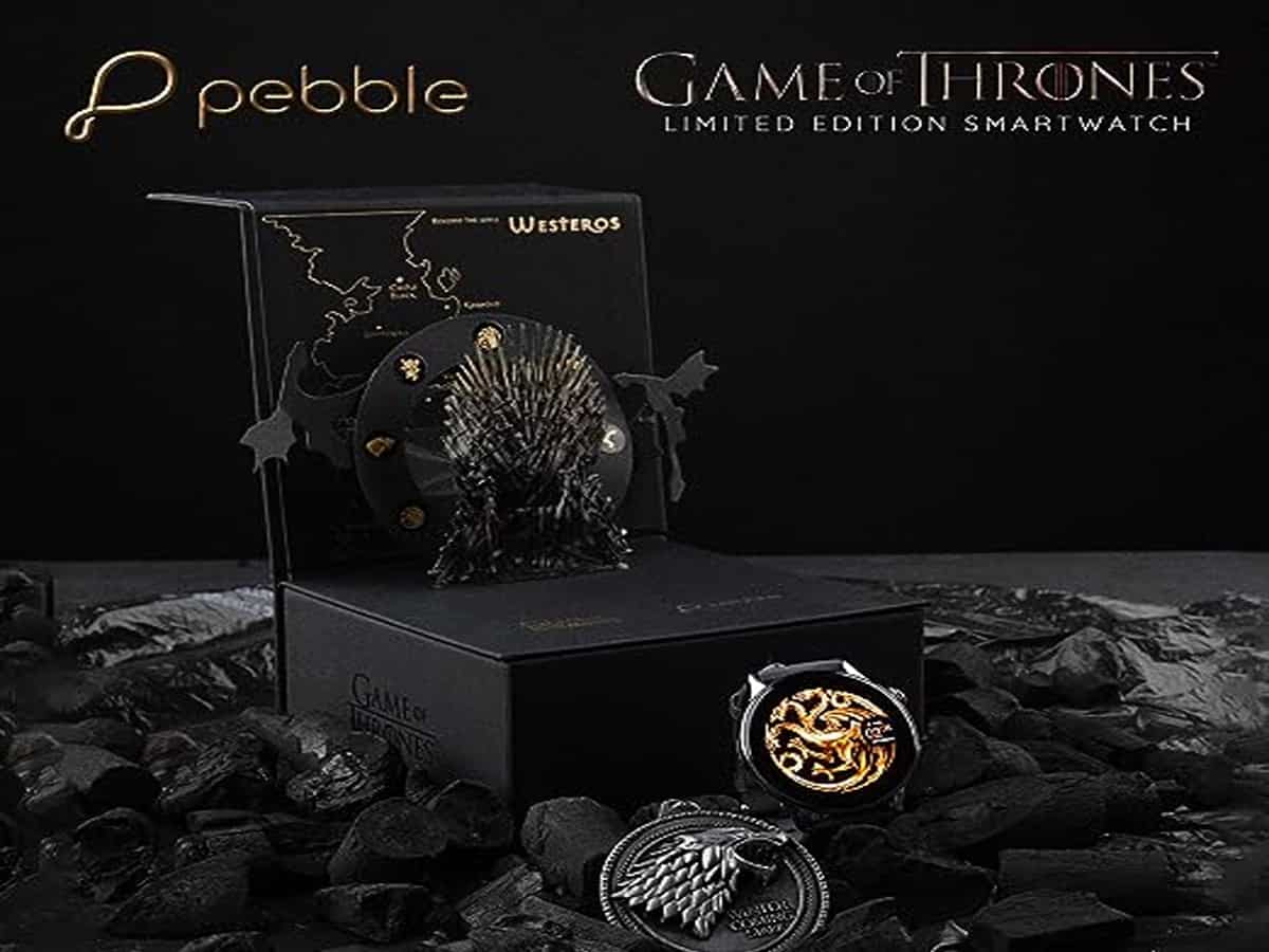 Pebble collaborates with Warner Bros to launch special edition Game of Thrones smartwatch range in India - Check price 