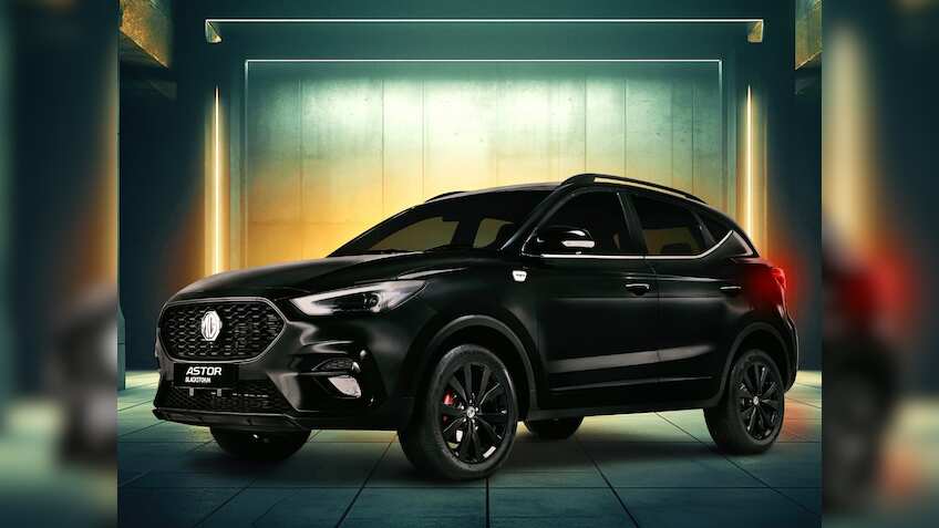 MG Astor Blackstorm limited edition launched at starting price of Rs 14.4 