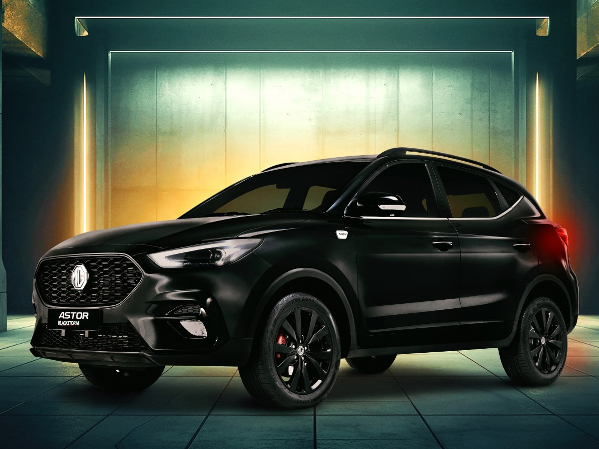 MG Astor Blackstorm limited edition launched at starting price of Rs 14.4
