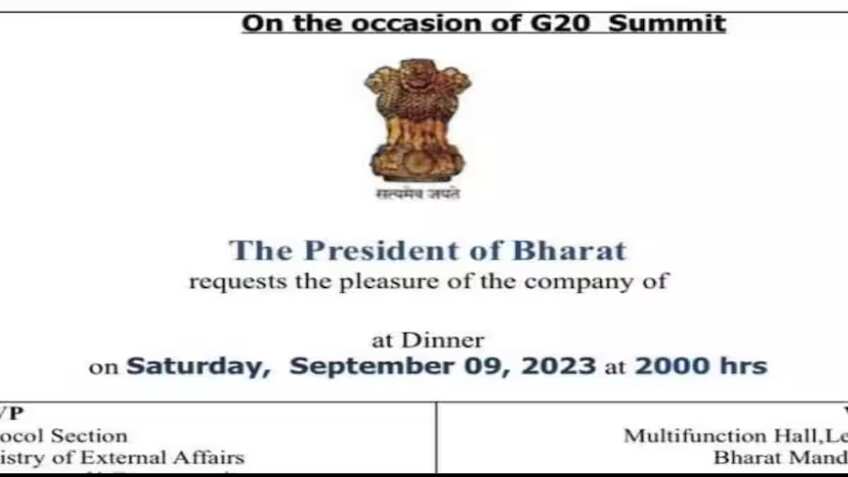 India vs Bharat: Why did 'Bharat' written on President's G-20 dinner card draw controversy? What is origin of name 'Bharat'?