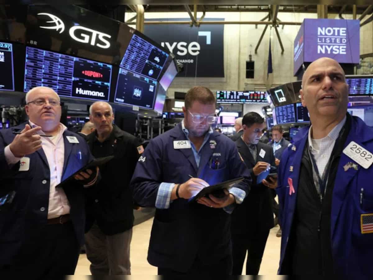 Stocks fall, dollar and yields up after US services data