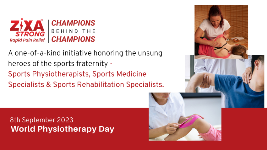 Zixa Strong Launches "Champions Behind The Champions" Campaign on World Physiotherapy Day