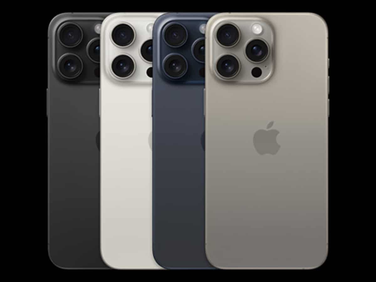 Apple iPhone 15 Pro, Pro Max launched with industry's first titanium design  - Check price, camera specs and other details