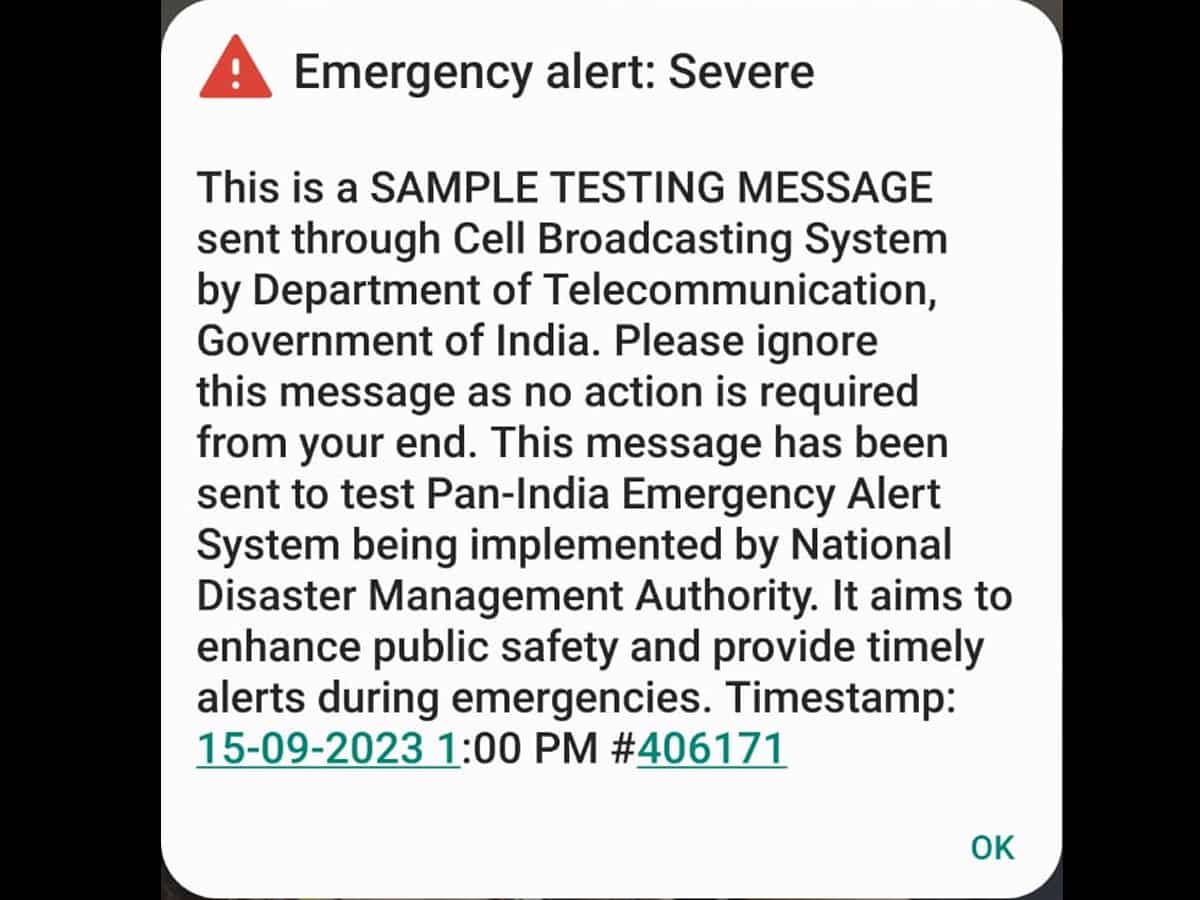 ‘Emergency Alert: Severe’: Mobile users receive this message today - Here's what it means