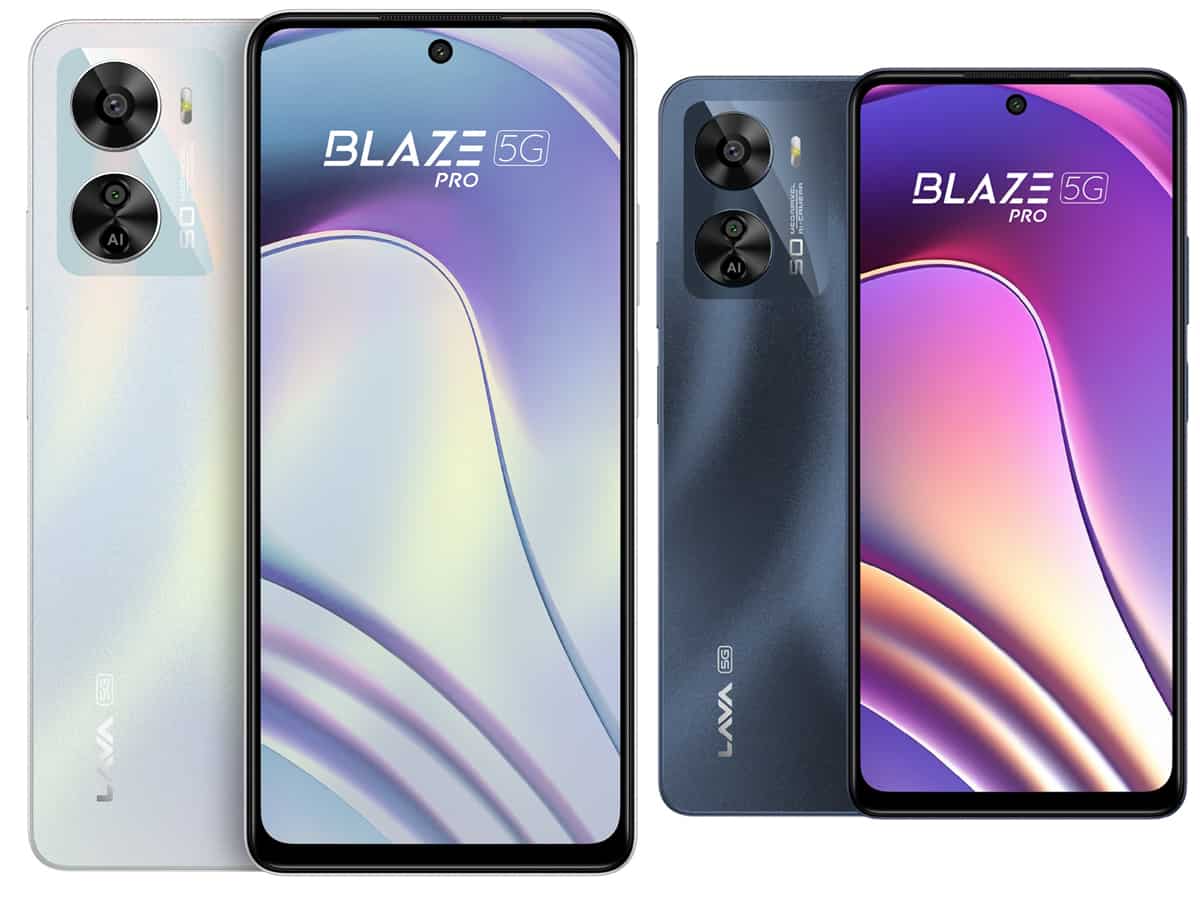  Lava Blaze Pro 5G with colour changing back, 50MP rear camera launched - Chech price and other details
