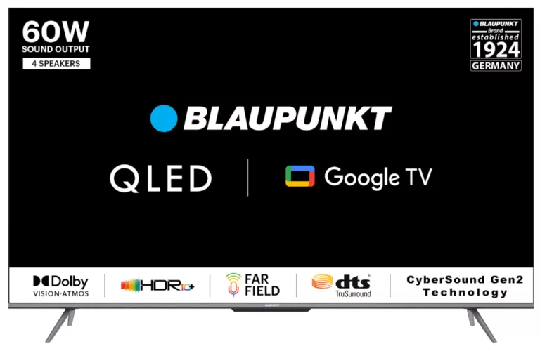 German brand Blaupunkt brings 2 affordable 43, 55-inch Google TVs in India