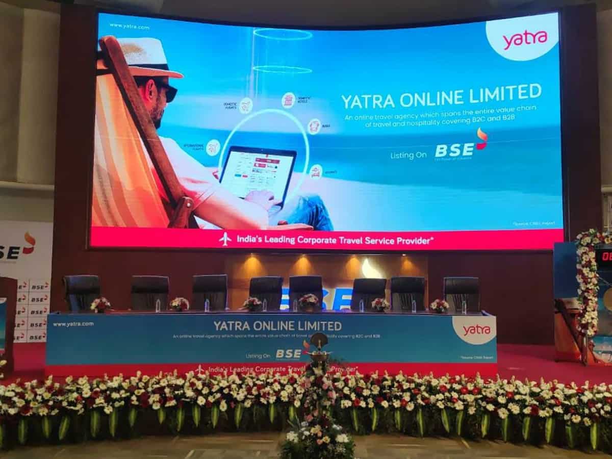 Yatra Online Listing: Shares list at Rs 127.50 on NSE, 10% discount to issue price  
