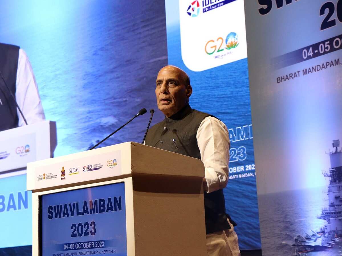 Defence Minister Rajnath Singh announces fresh 'positive indigenisation list' to boost domestic defence manufacturing, launches debit card for offline transaction by naval personnel