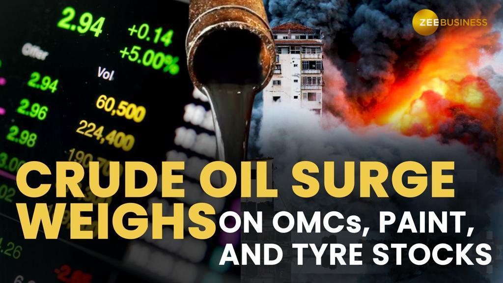 Israel-Palestine Conflict: OMCs, Paint, and tyre stocks take a hit as crude oil prices soar