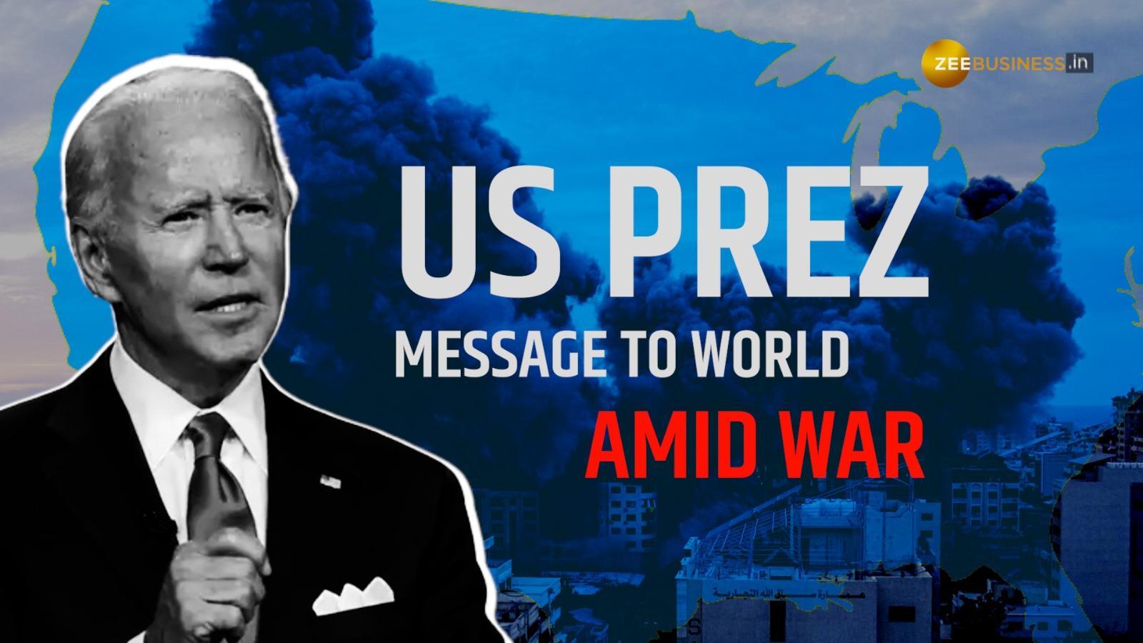 US President's Heartfelt Message To The World Amid Israeli-Hamas Conflict | Day 5 of War