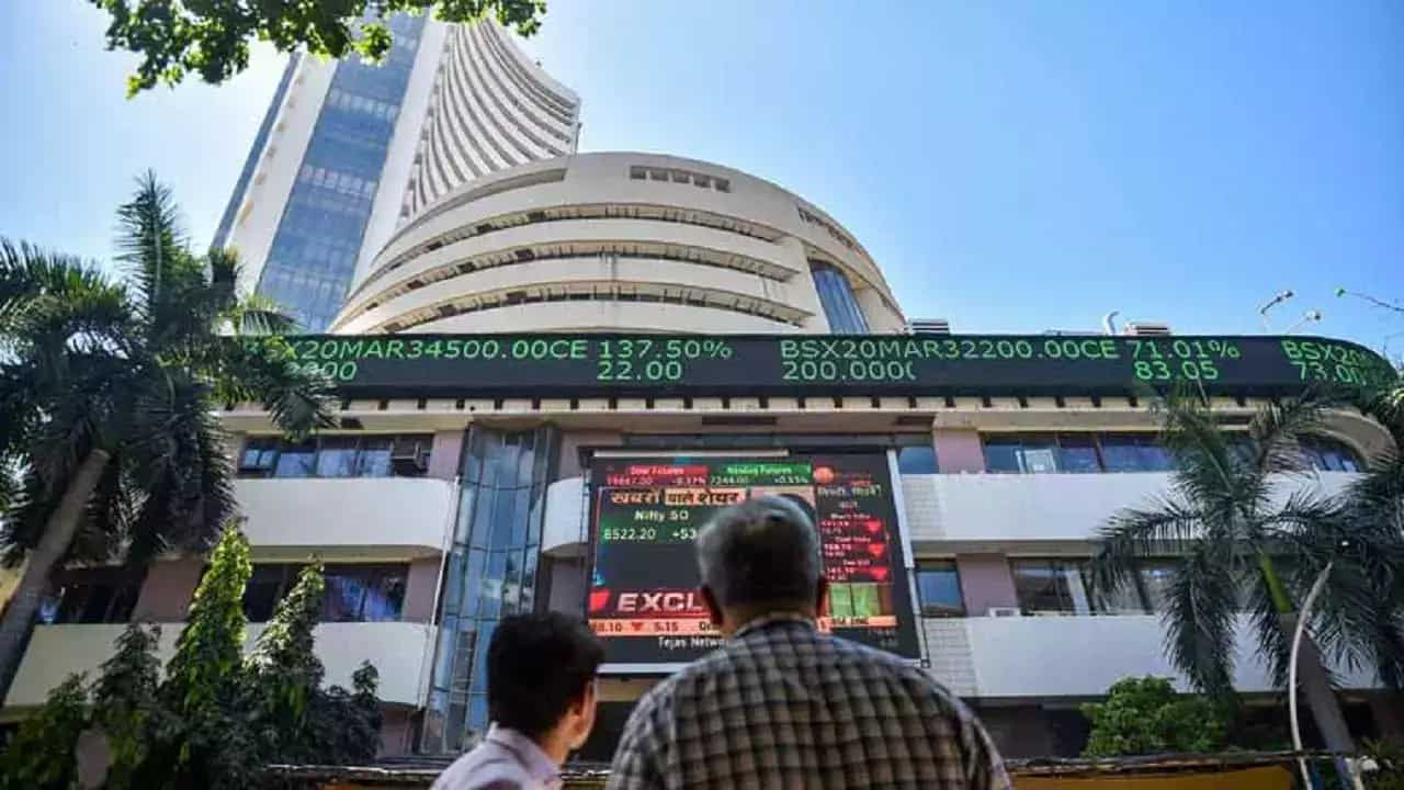 FIRST TRADE Sensex up over 50 pts Nifty above 19 800 TCS slips