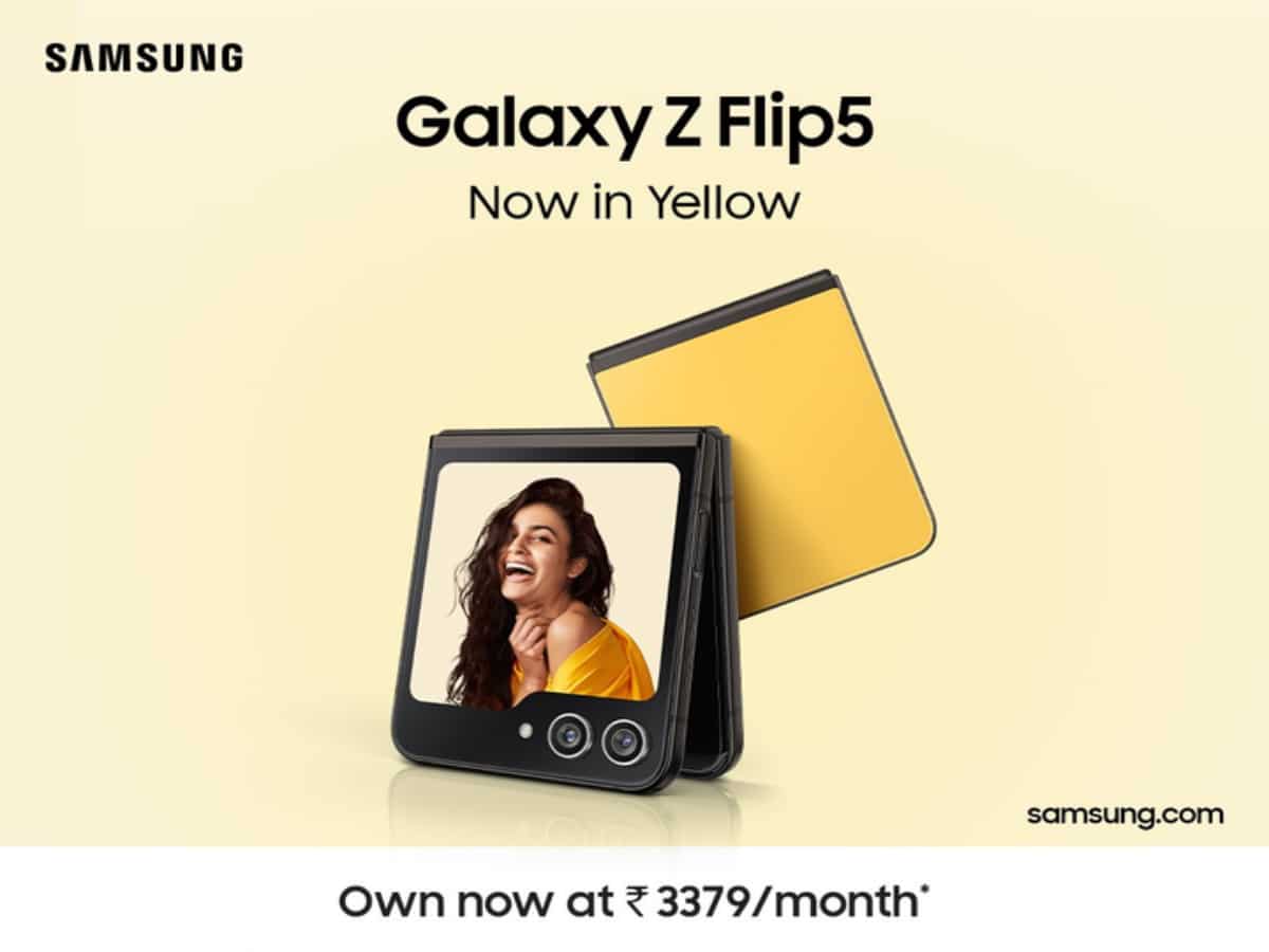 Samsung launches Galaxy Z Flip5 in new colour options, announces festive offers: Check details