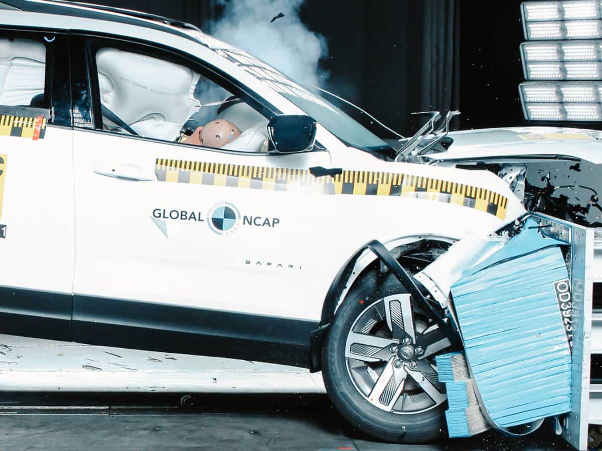 Tata Safari and Harrier gets a 5-star rating in the Global NCAP crash test