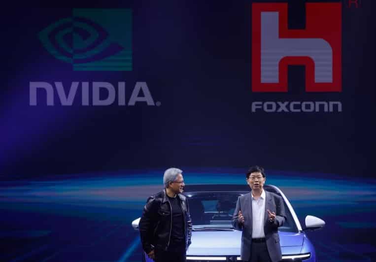 Foxconn to build AI data factories using Nvidia chips and software