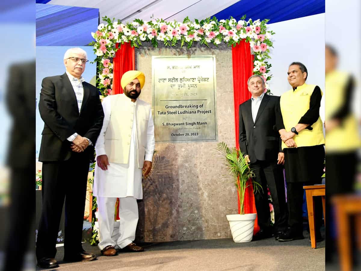 Tata Steel to set up second largest plant in India in Punjab, CM Bhagwant Mann lays foundation