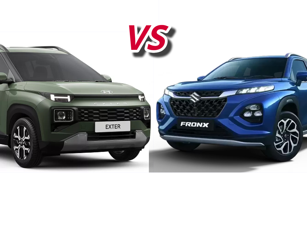 Hyundai Exter CNG vs Maruti Fronx CNG: A comparison of features