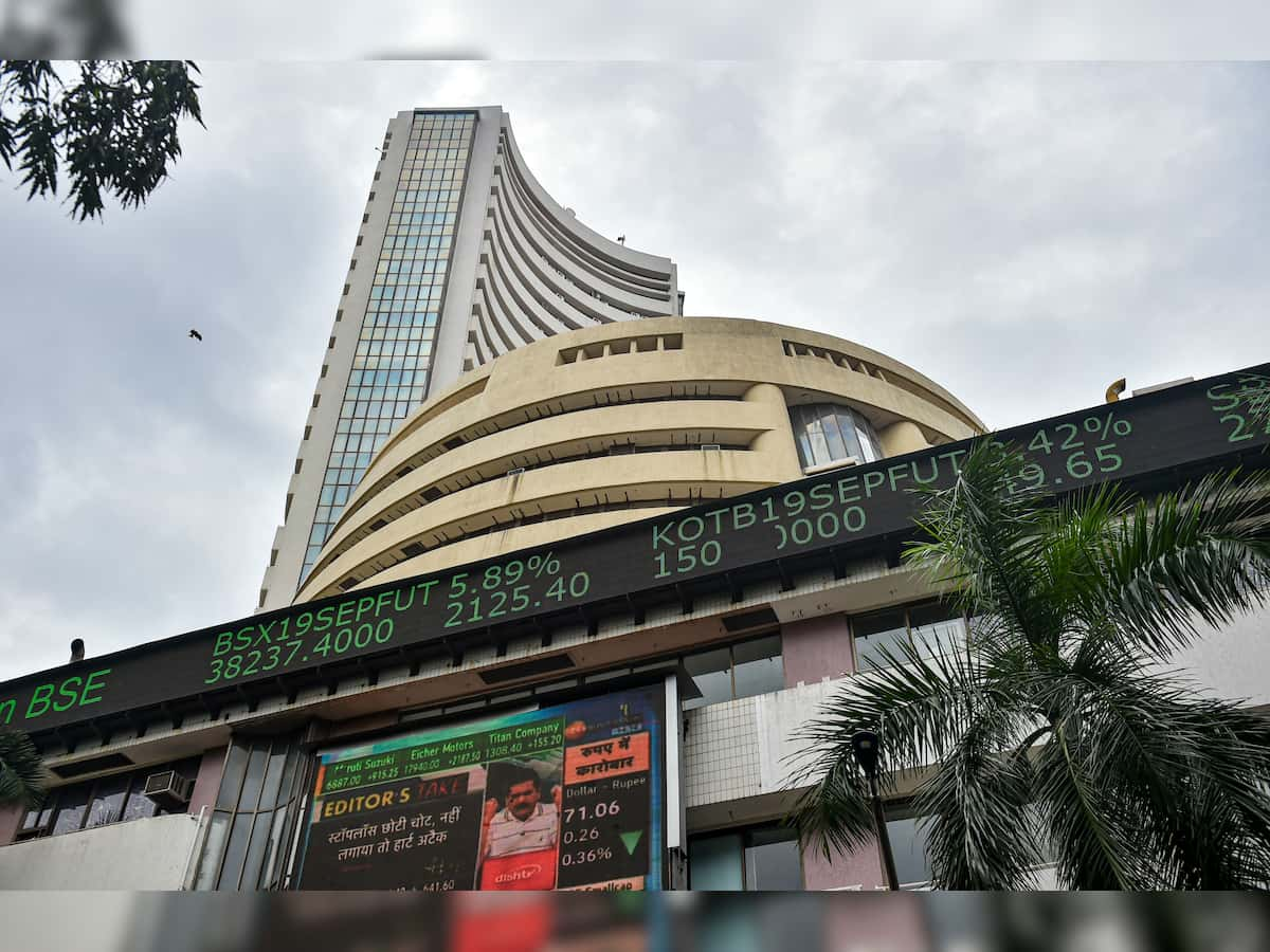 FIRST TRADE: Sensex rises 100 pts; Nifty above 19,100; Tata Motors up over 1%