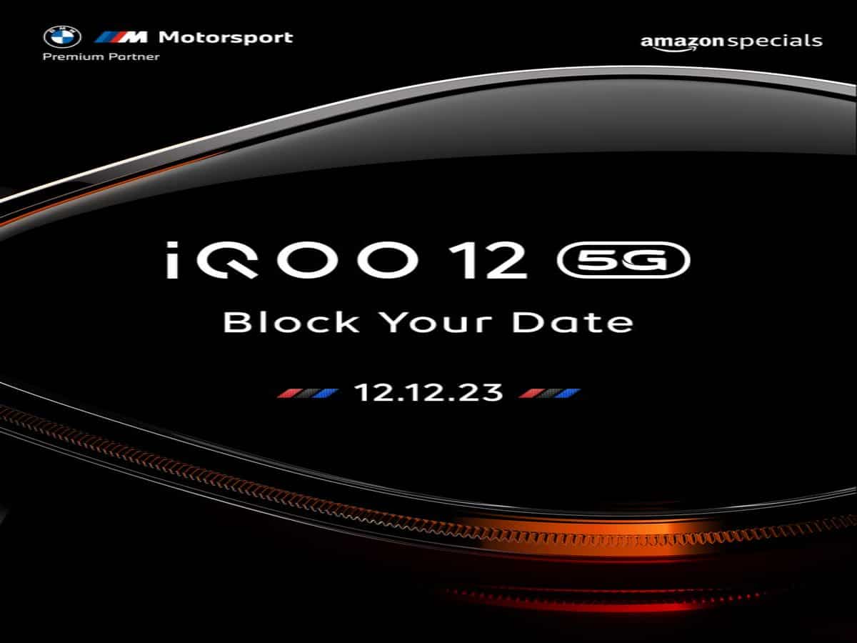 iQOO 12 to be officially launched in India on December 12