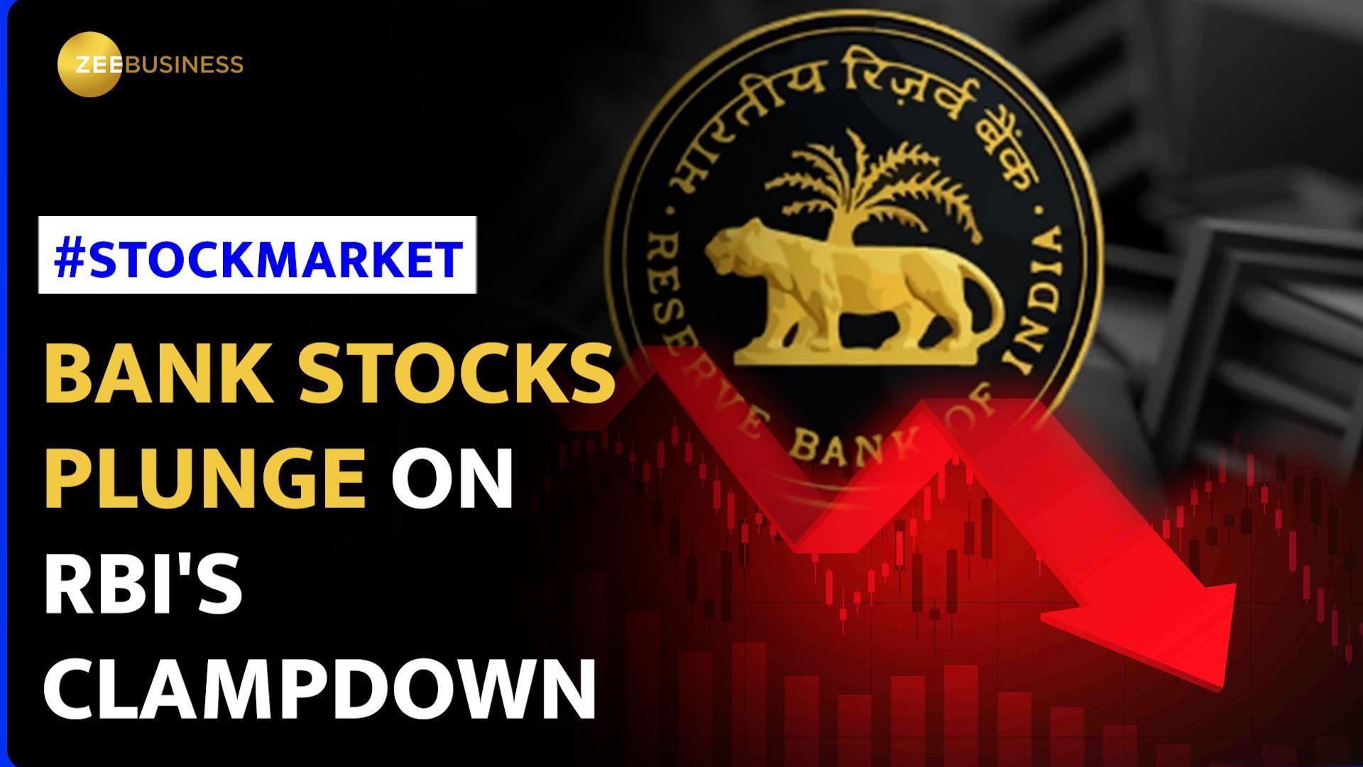 Banking Shares Tumble as RBI Tightens Lending Norms | Stock Market News ...