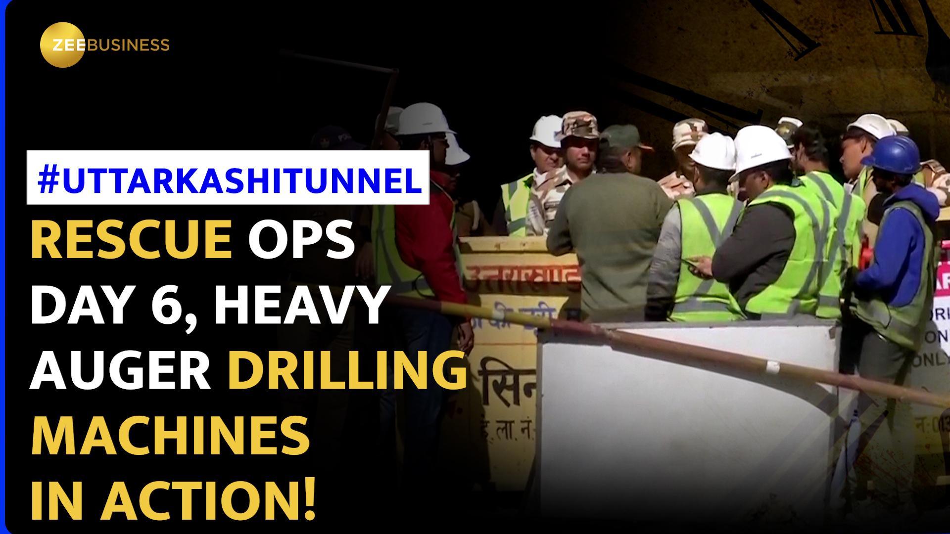 Uttarkashi Tunnel Collapse: Intense Efforts To Save 40 Trapped Workers ...