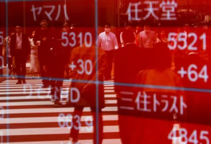 Japan shares hit three-decade high, yuan climbs