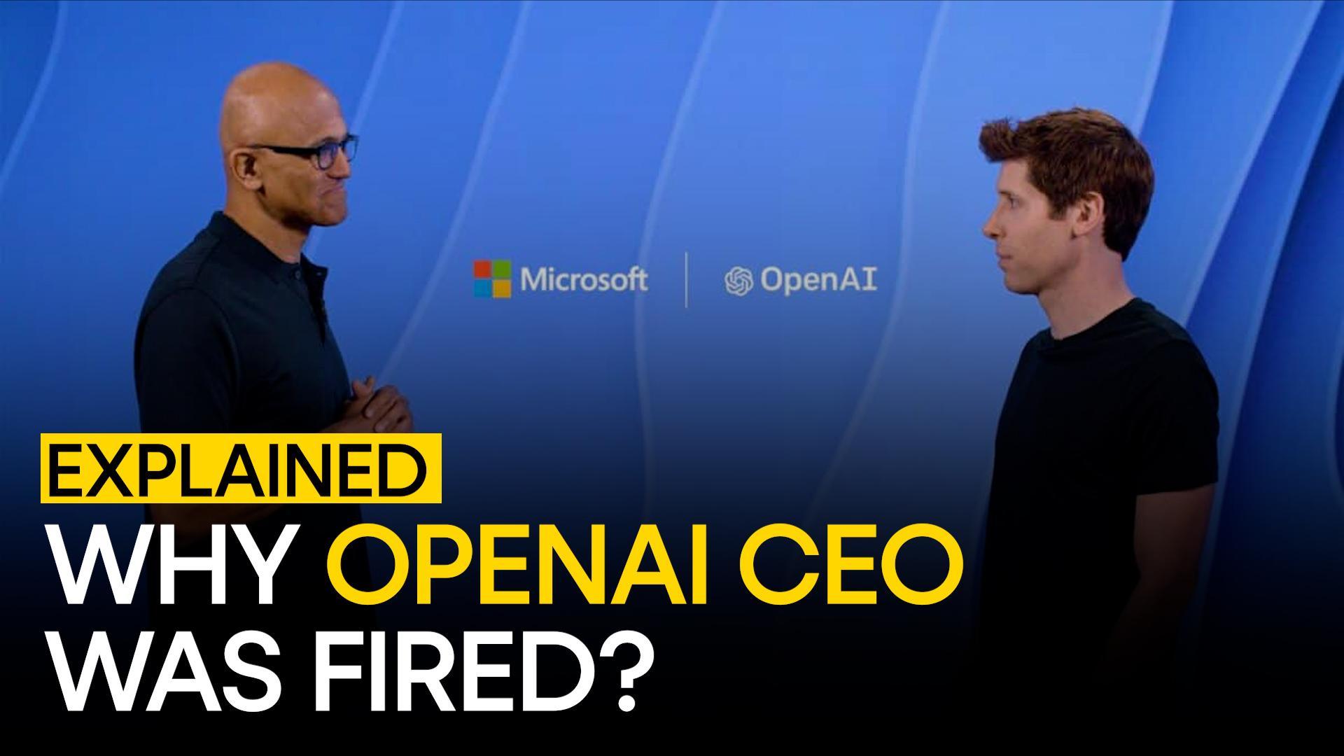 OpenAI CEO Sam Altman Fired And Then Rehired | The Boardroom Drama ...