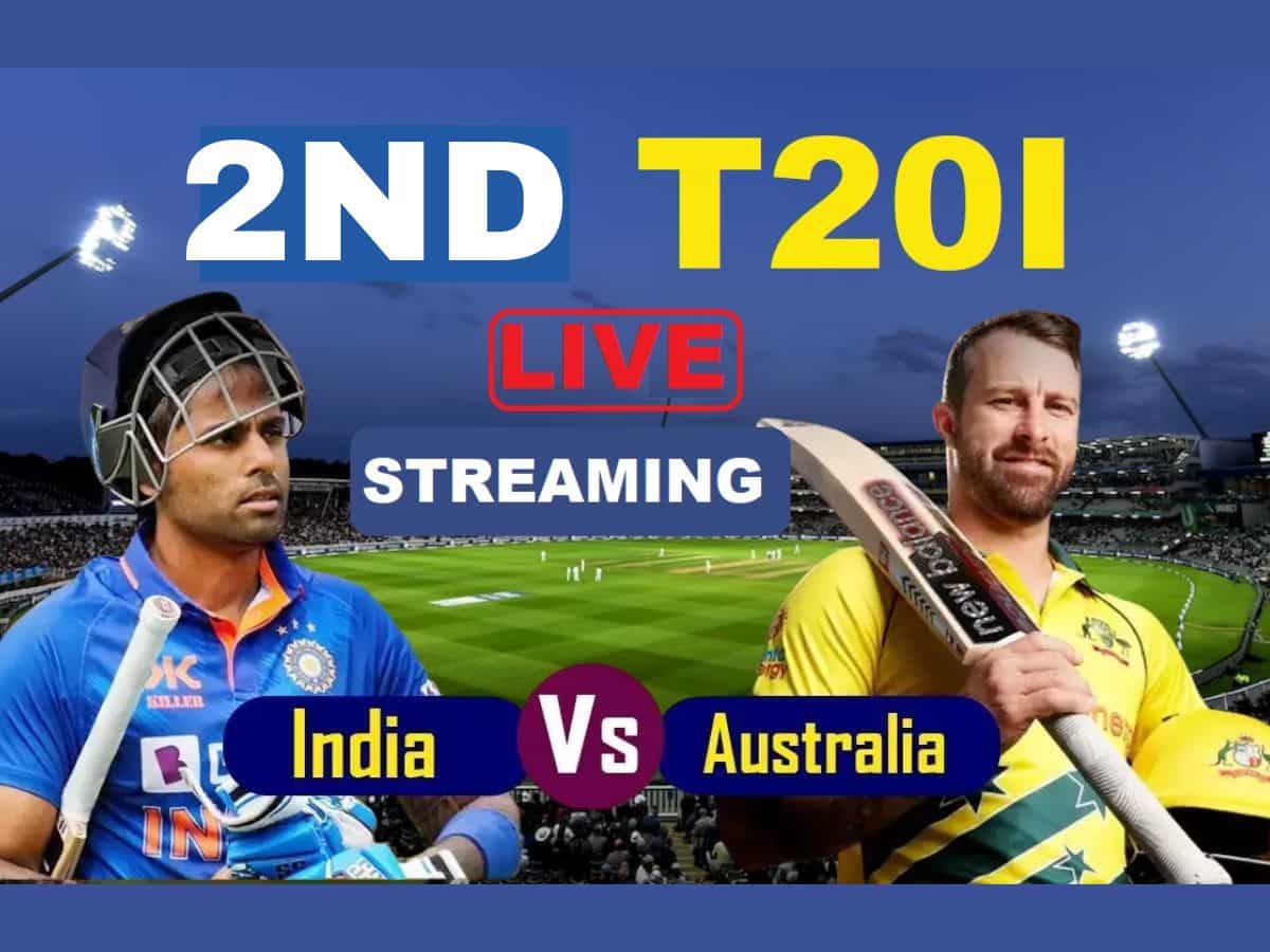 India Vs Australia 2nd T20I Free Live Streaming: When and Where to watch IND VS AUS T20I series Live Match on Mobile Apps, TV, Laptop, Online
