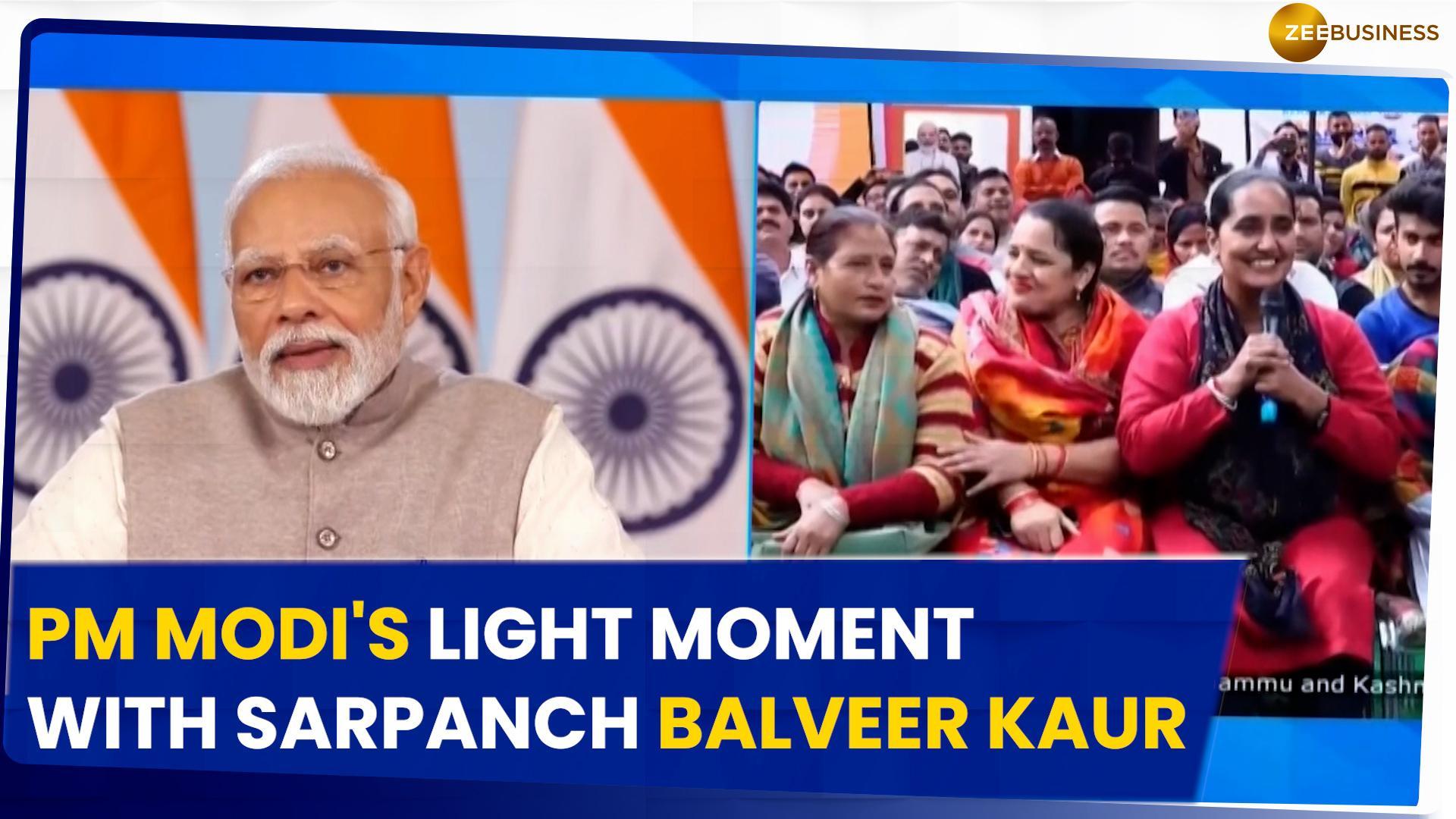 'Aap Apni Kursi...': PM Modi's Virtual Connect with Sarpanch Balveer Kaur Sparks Laughter