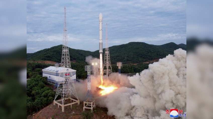 South Korea launches its first spy satellite after rival North Korea does the same