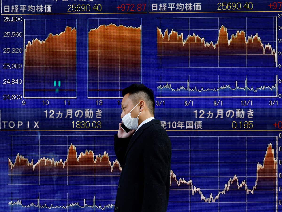 Asian markets news | Shares edge up, rate hopes face data test