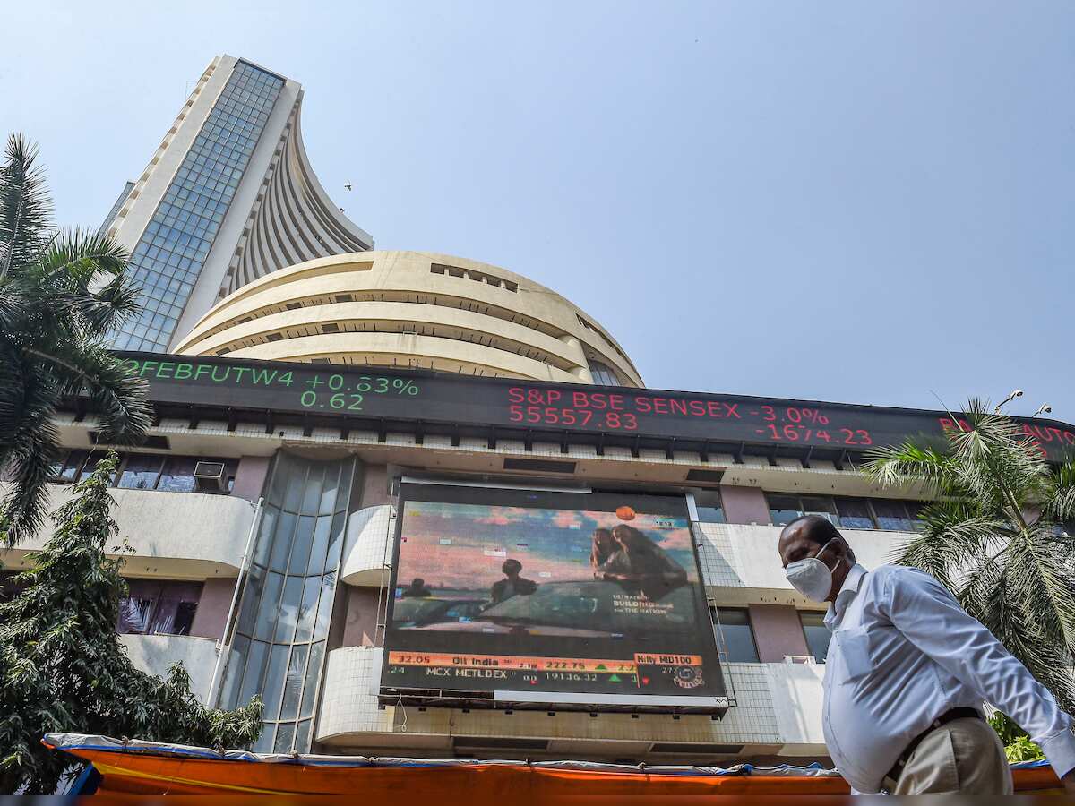 FIRST TRADE: Indices take a breather after record rally; Sensex slips over 200 pts; Nifty below 20,900