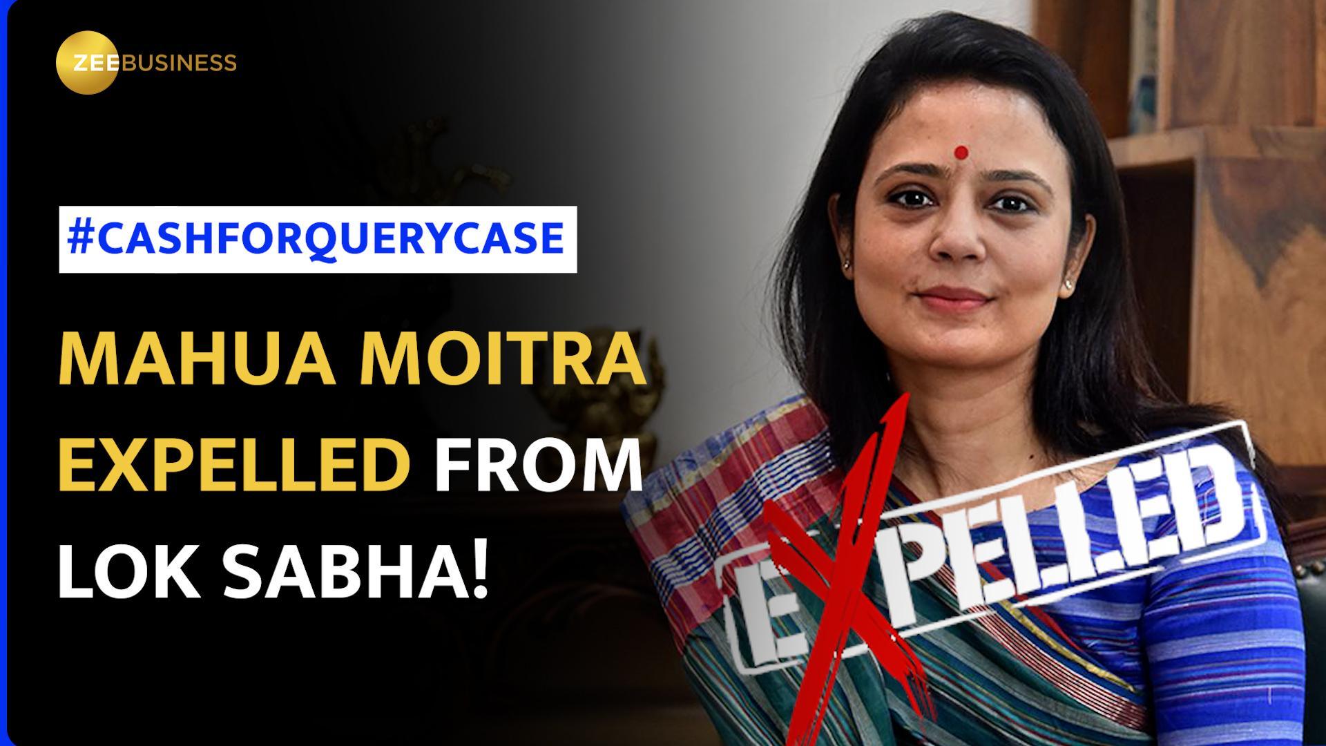 Cash For Query Case Beginning Of Your End Mahua Moitra Warns Bjp After Being Expelled From 9957