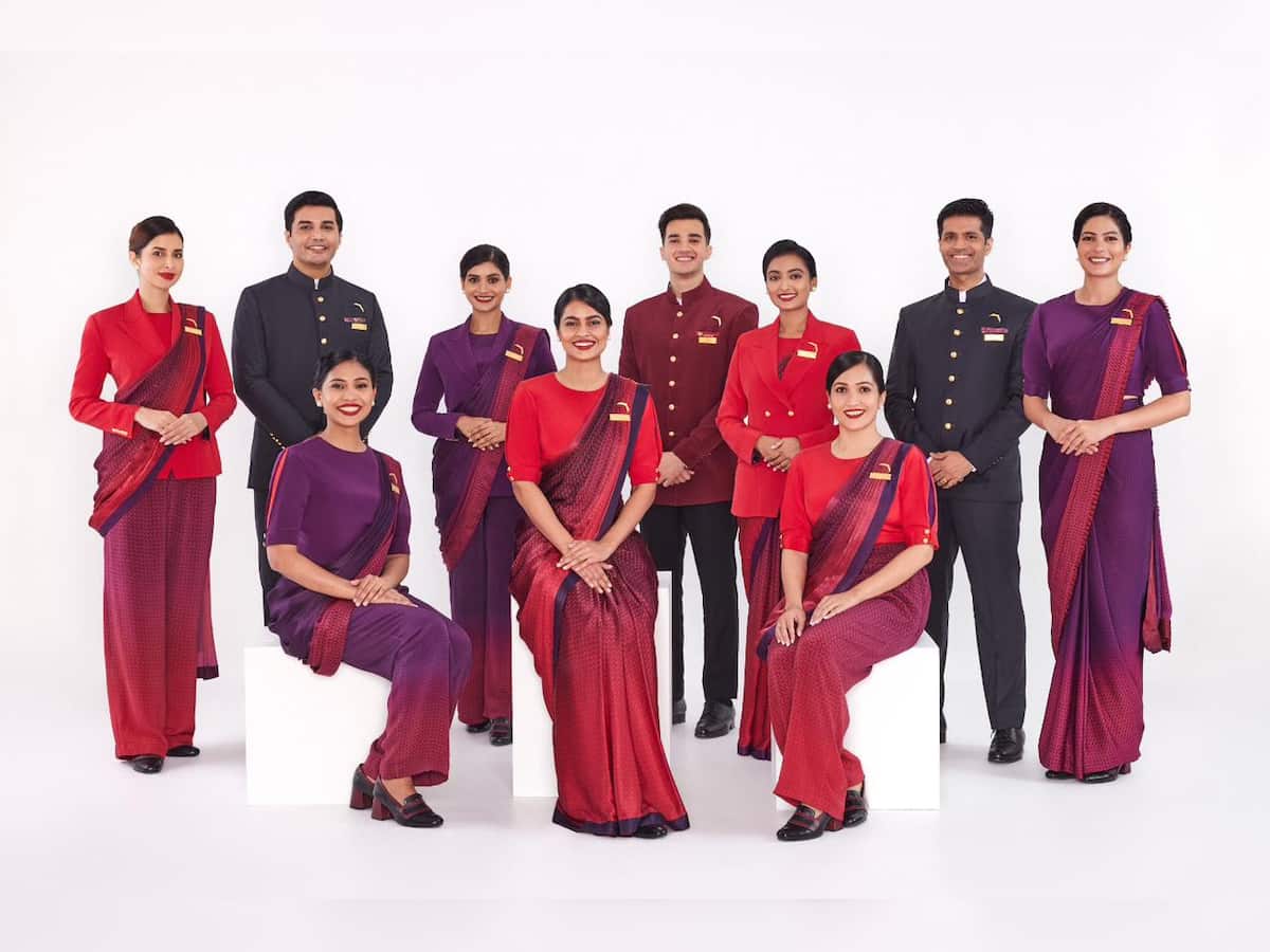 Air India unveils fashion-forward uniforms for cabin, cockpit crew designed by Manish Malhotra