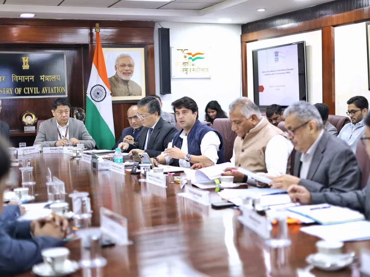 Civil Aviation Minister Jyotiraditya Scindia discusses airfares, on-time performance with airline advisory group