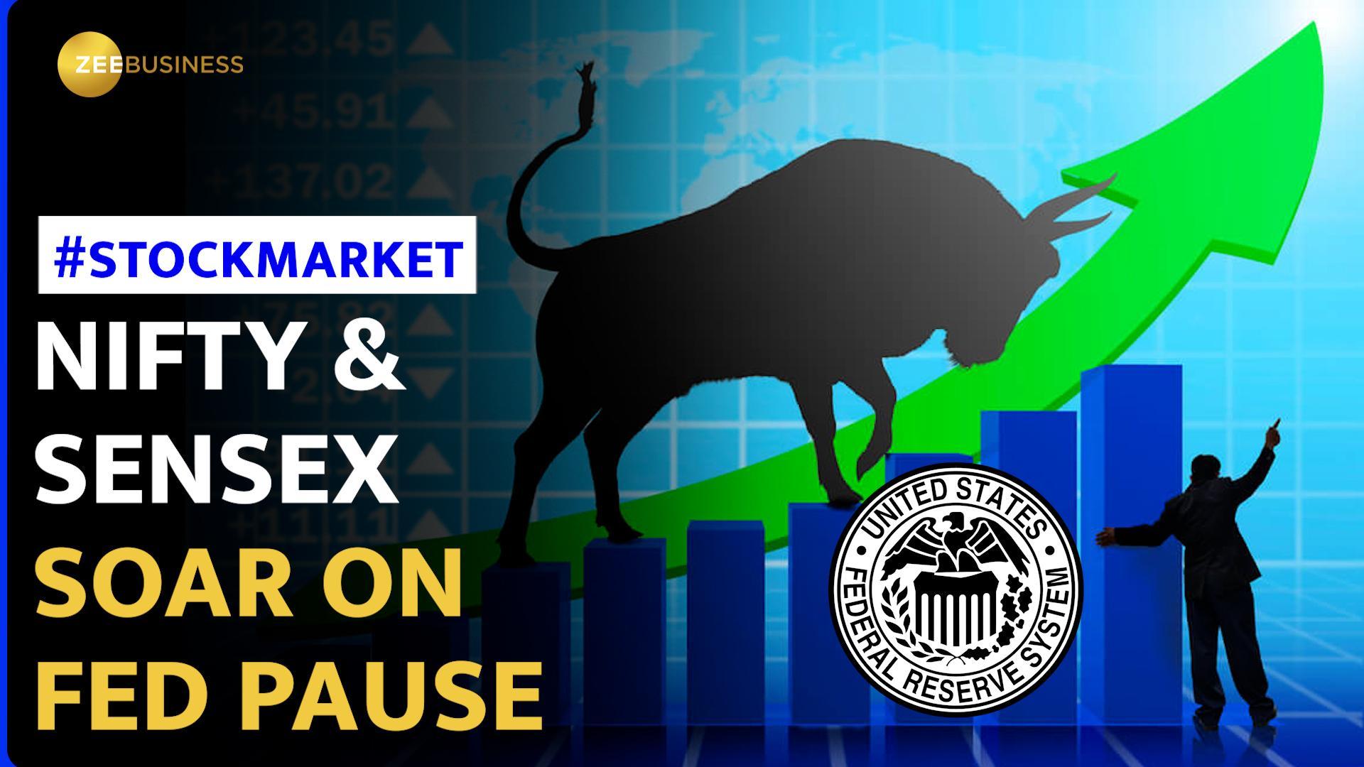 Stock Market Soars Nifty and Sensex Hit AllTime Highs Post Dovish Fed Meeting Zee Business