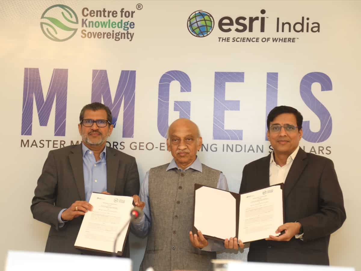 Esri India, CKS to train 1 lakh students on geospatial tech 