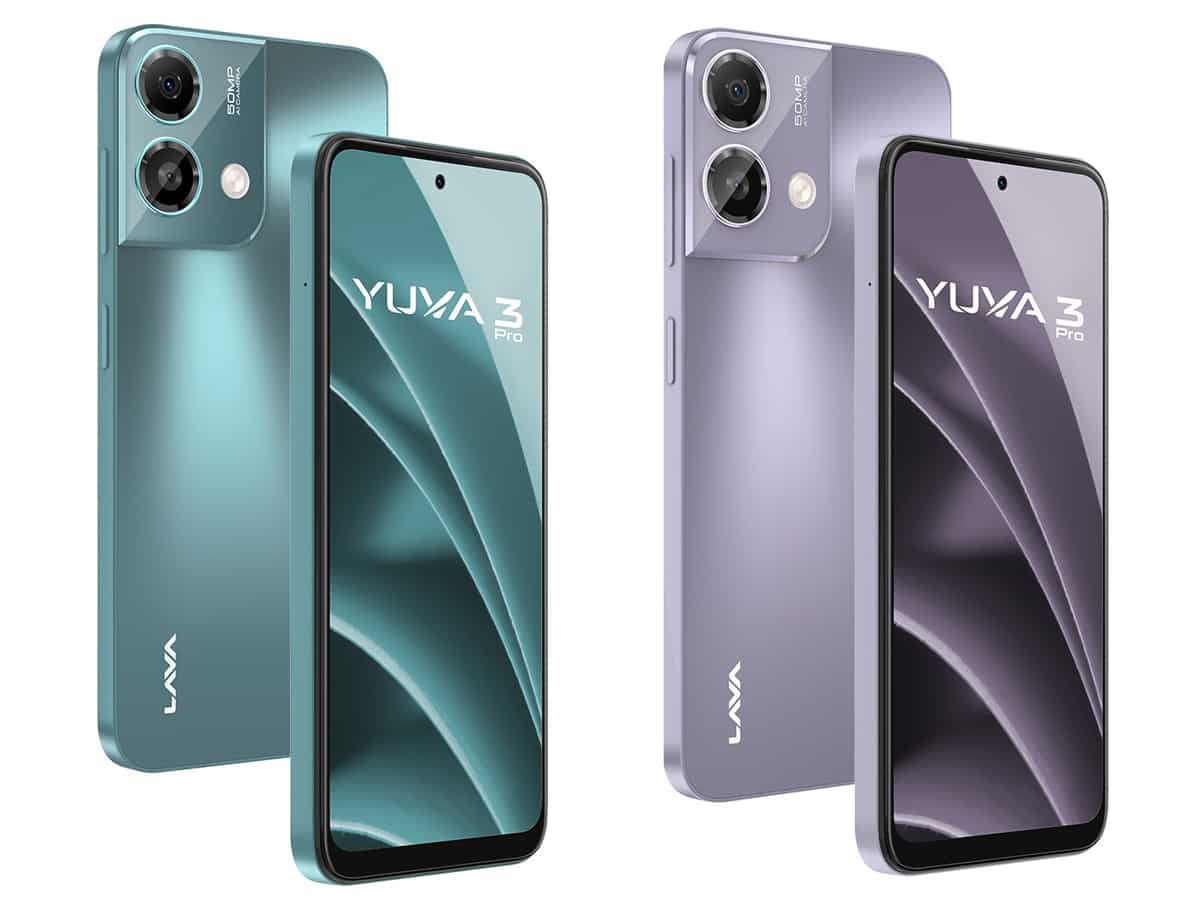 Lava Yuva 3 Pro with 50MP AI camera launched at Rs 8,999