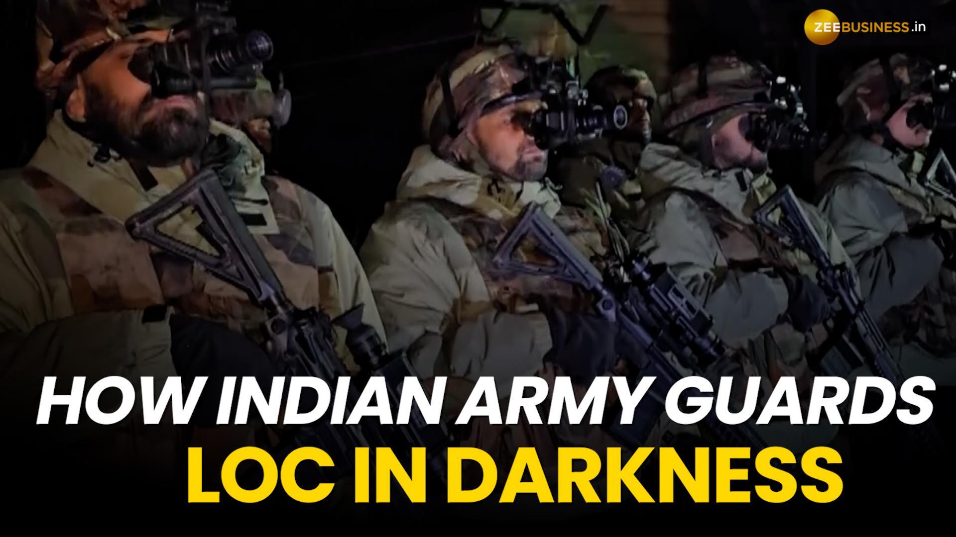 Watch | Indian Army's Night Vigilance In Uri Sector At LoC | Zee Business