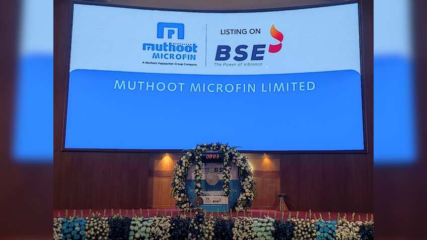 Muthoot Microfin IPO Listing Highlights: Shares make weak debut, list ...