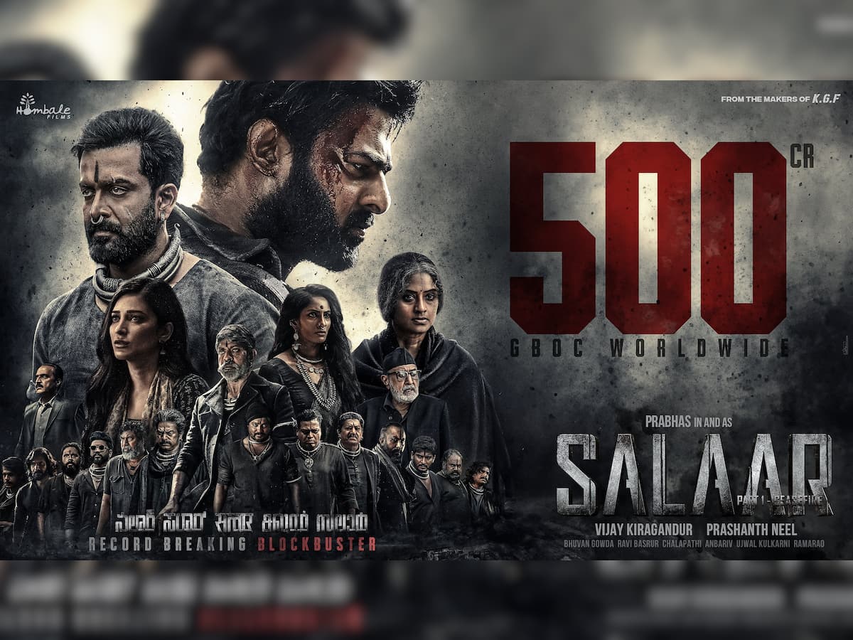 'Salaar Part 1: Ceasefire' Day 6 collection: Prabhas starrer action-thriller crosses Rs 500 crore mark worldwide | Check day-wise collection, other details