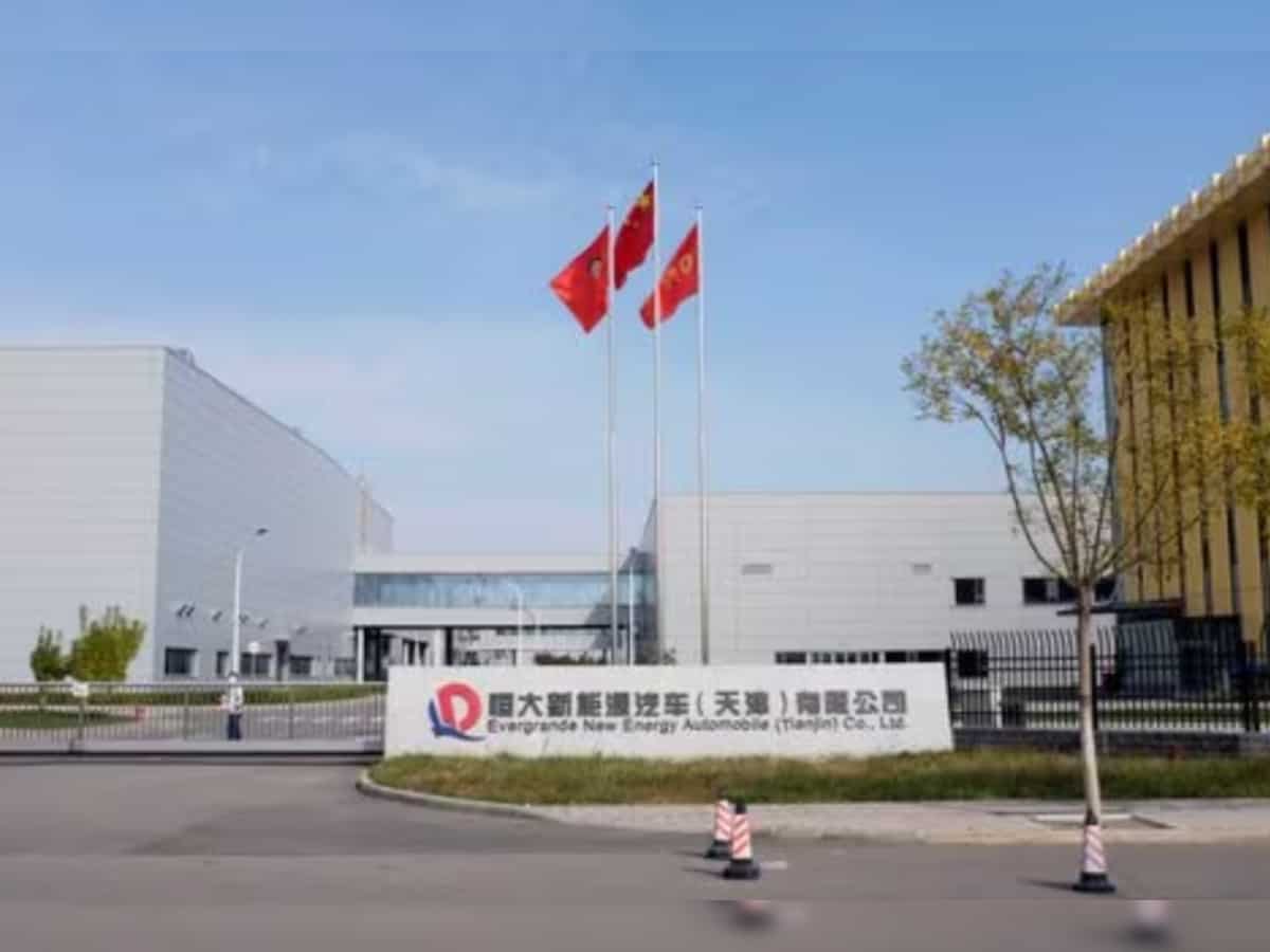China Evergrande EV unit says trade in shares halted