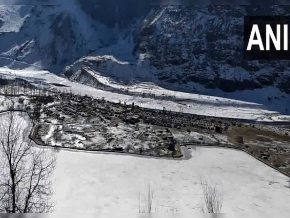 Himachal Pradesh: Sissu Lake transforms into icy wonderland as temperatures plunge to -15°C